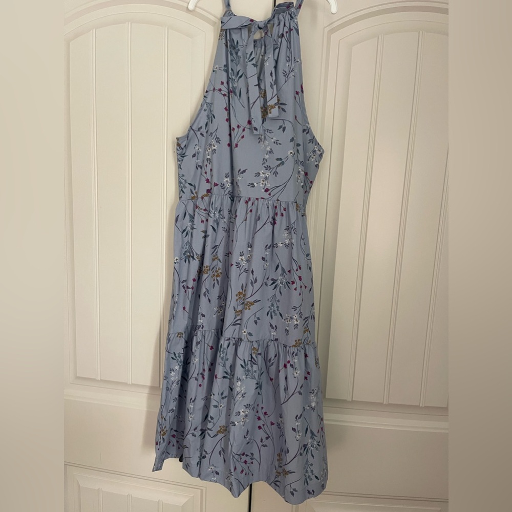 a new day Light Blue Floral Dress - Picture 3 of 6